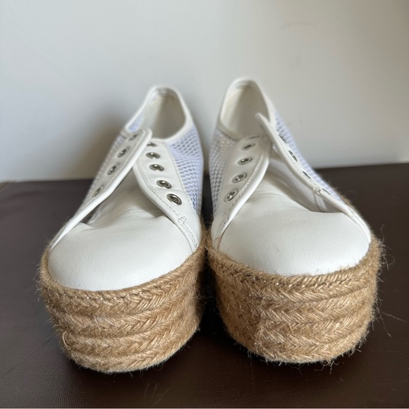 Steve Madden Mars Espadrilles Platform Sneakers White Women’s - Picture 4 of 13